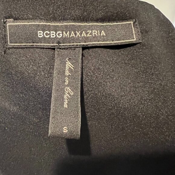 BCBGMaxAzria Black Joline Studded Crisscross Sleeveless Blouse, Size Small - Picture 14 of 15